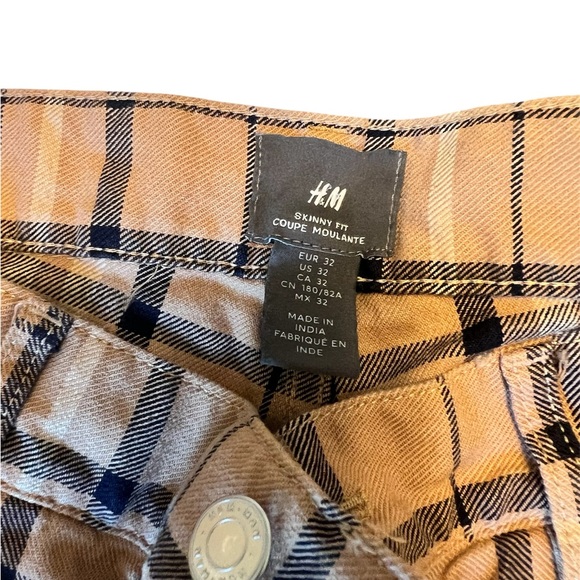 H&M Tan and Black Chinos Retro - Picture 3 of 3